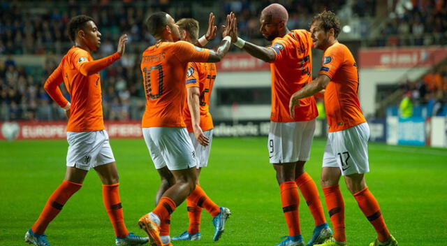 Holanda contra Austria, Ucrania y el ganador de la repesca C. Foto: AFP.