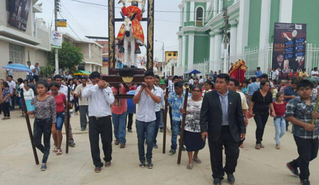 Catacaos celebró su tradicional Domingo Ramos pese a la desgracia que vivió