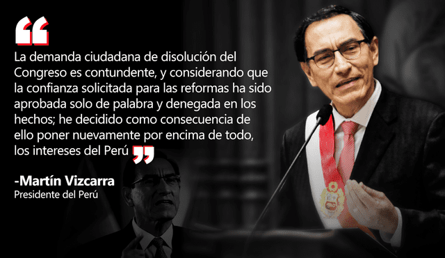 Las frases que dejó el mensaje a la nación del presidente Martín Vizcarra [FOTOS]