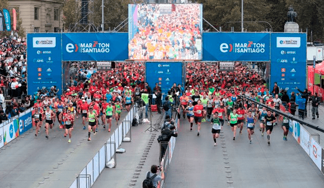 Deportista de 51 años muere de un paro en plena maratón de Santiago de Chile 