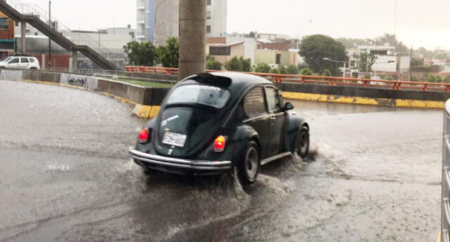 Caída de granizada e intensas lluvias activan torrenteras en Arequipa [FOTOS Y VIDEOS]