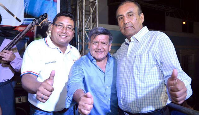 César Acuña, Daniel Marcelo y José Ruiz