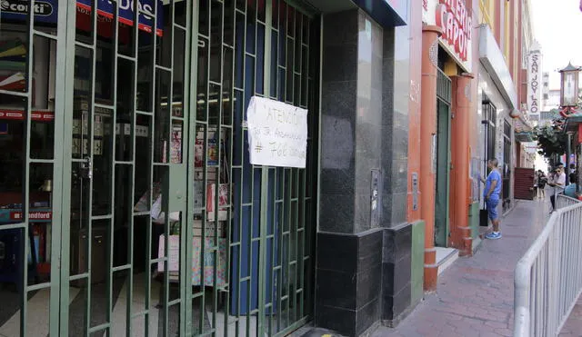 Galerías comerciales del ''Barrio Chino'' permanecen clausuradas. [FOTO]