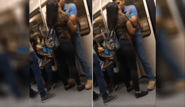 Facebook: pareja se vuelve viral por particular detalle al besarse de forma desenfrenada [VIDEO] 