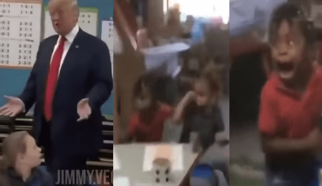 Facebook Viral: ¿Donald Trump aterró a niños de escuela primaria? [VIDEO]