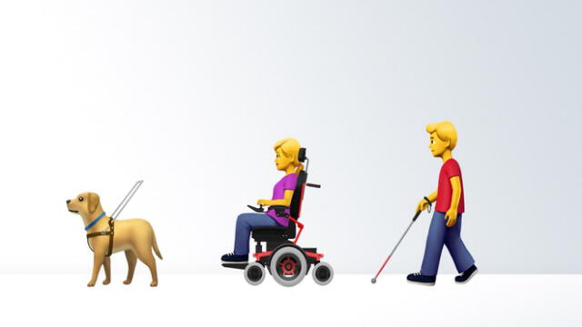 Apple apuesta por la inclusión con emojis de personas discapacitadas
