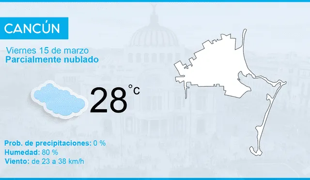 Clima en México hoy, viernes 15 de marzo, según el pronóstico del tiempo