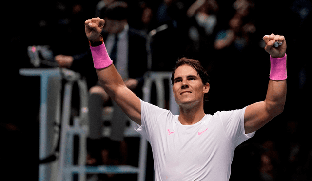 Rafael Nadal vs. Tsitsipás: el español superó al griego en el ATP Finals.