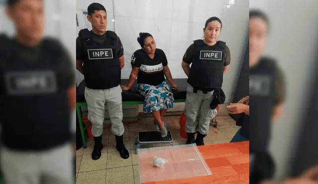 Yassenia Panta Muñoz llegó hasta el penal durante el día de visitas.