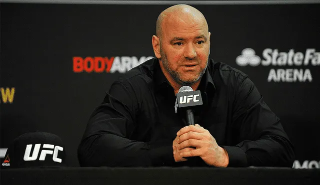 Dana White, empresario y presidente de UFC. | Foto: AFP