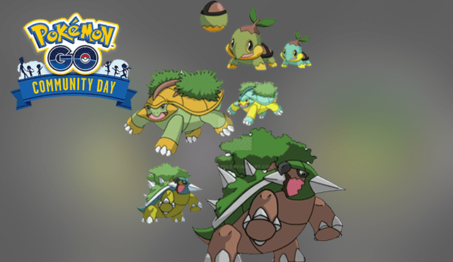 Torterra aprenderá Planta Feroz en el Community Day de Turtwig en Pokémon GO