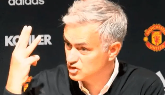 Mourinho 'explota' tras derrota del United y abandona rueda de prensa [VIDEO]
