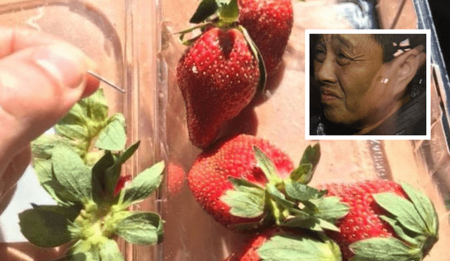¿Por qué una mujer escondió agujas entre las fresas de Australia?