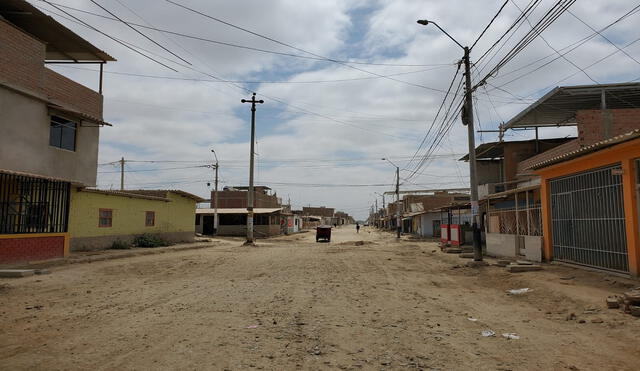 Así luce las calles del distrito de Castilla, tras paralización de obra. Foto: Almendra Ruesta.