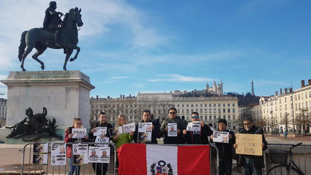 Peruanos en Francia repudian indulto a Fujimori