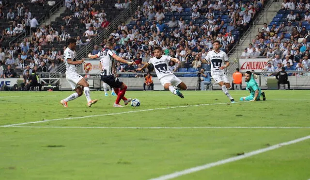 Con goles de Funes Mori y Maximiliano Meza, Monterrey se impuso a Pumas.