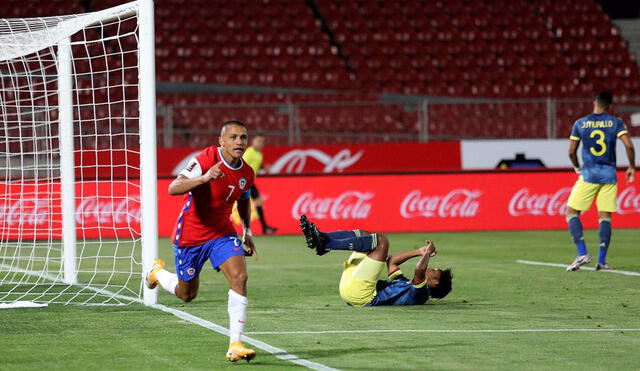 Chile igualó 2-2 con Colombia en la fecha 2 de las Eliminatorias a Qatar 2022. Foto: Twitter