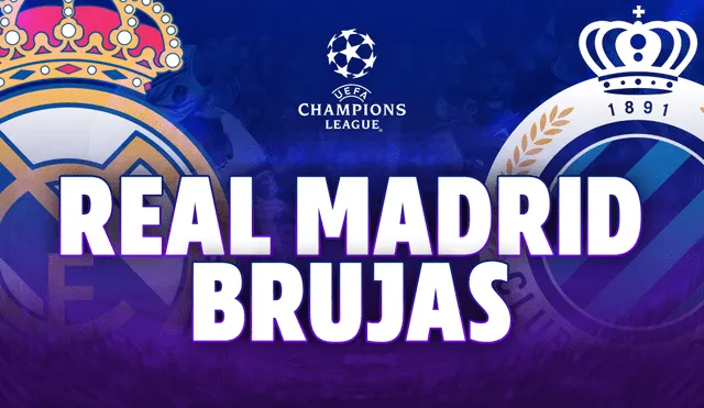 Real Madrid vs Brujas EN VIVO por la fecha 6 del Grupo A Champions League.