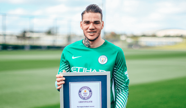 Portero del Manchester City consigue un Récord Guinness