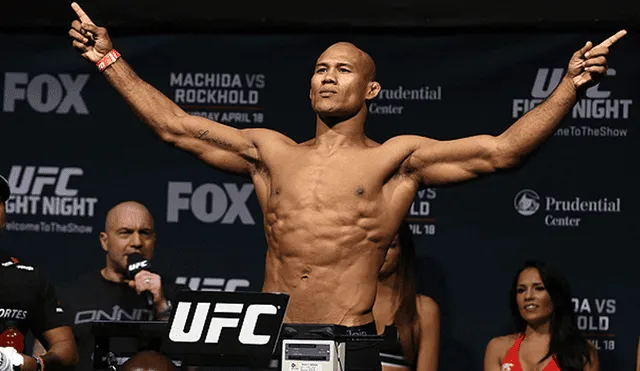 Ronaldo 'Jacare' Souza se perderá pelea tras dar positivo por COVID-19. | Foto: Sherdog.com.