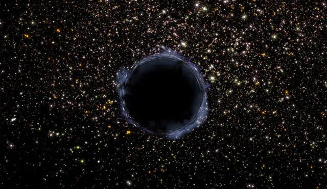 El agujero negro más cercano a la Tierra fue hallado a 1.000 años luz de distancia. Imagen: ESO.