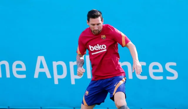 Lionel Messi confirmó su permanencia en el FC Barcelona hasta el término de su contrato. Foto: EFE