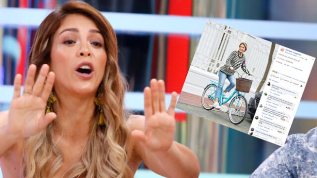 Sheyla Rojas promociona bicicletas y es blanco de fuertes comentarios 
