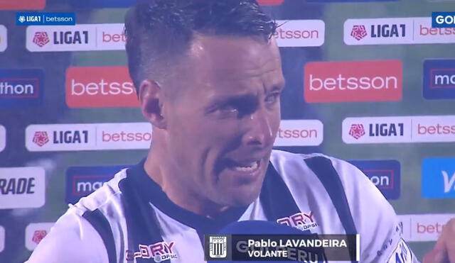 Lavandeira llegó a Alianza Lima en el 2021. Foto: captura de GolPerú