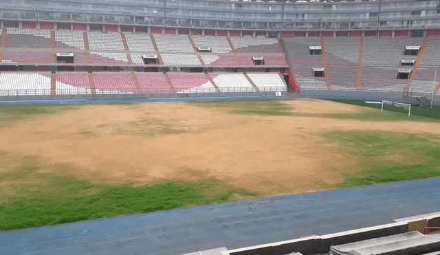 Estadio Nacional luce abandonado a causa del coronavirus en el Perú.