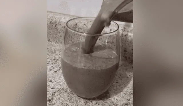 La joven detalló, paso a paso, cómo preparar esta deliciosa bebida fría. Foto: TikTok