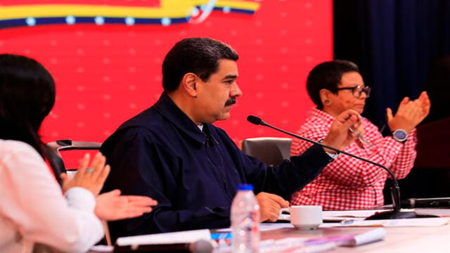 Nicolás Maduro acusó a Colombia de querer "robar al mundo" a costa de los migrantes venezolanos. Foto: EFE