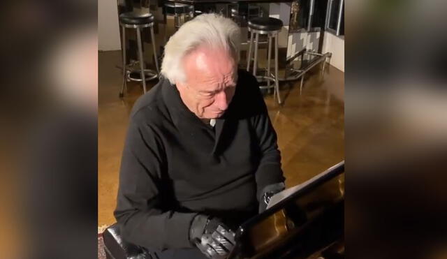 El famoso pianista João Carlos Martins volvió a tocar luego de varios años. Foto: Twitter