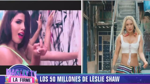 Magaly Medina se burla de Yahaira y compara su video con el de Leslie Shaw 