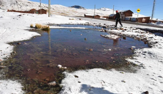 En Tacna, Puno, Cusco y Arequipa se registraron bajas temperaturas