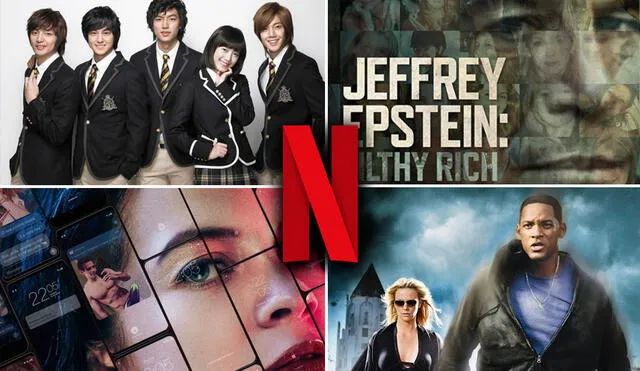 Series y películas más vistas en Netflix. Créditos: composición