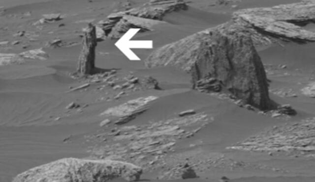 YouTube: Graban supuesto “tronco” que demostraría que hay vida en Marte 
