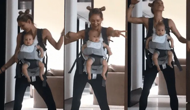 Anna Kournikova hace baile junto a su bebé y usuarios de Instagram se derriten [VIDEO]