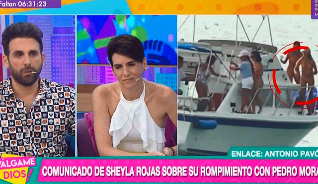 Antonio Pavón a Sheyla Rojas: "Que te dejen vestida y alborotada, debe ser terrible"