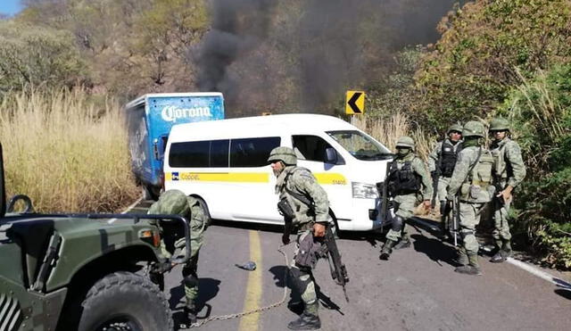 'La Catrina' fue alcanzada por las balas tras un enfrentamiento con el Ejército de México. Foto: Difusión.