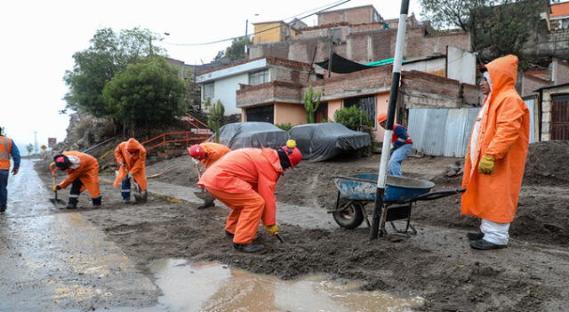 Arequipa. Minera presto apoyo a favor de población afectada por lluvias.