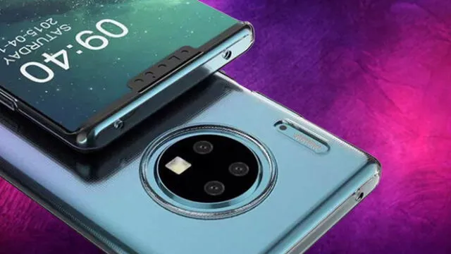 Huawei Mate 30 Pro tendrá cuádruple cámara trasera.