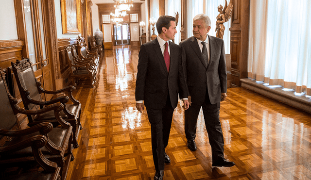 México: AMLO y Peña Nieto se reunieron en el Palacio Nacional