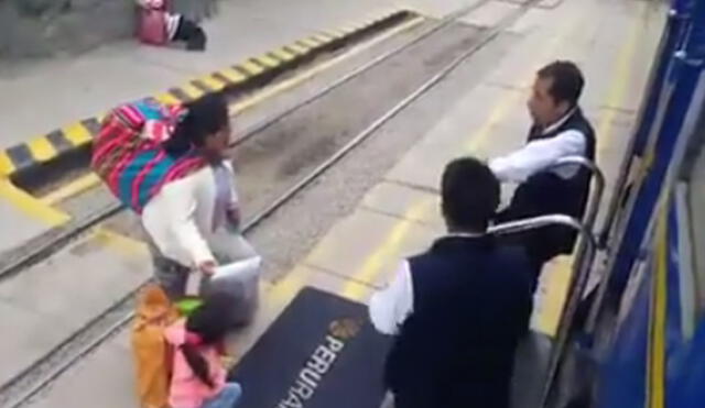 Protestas en Facebook por mujer que fue impedida de subir al tren de Machu Picchu