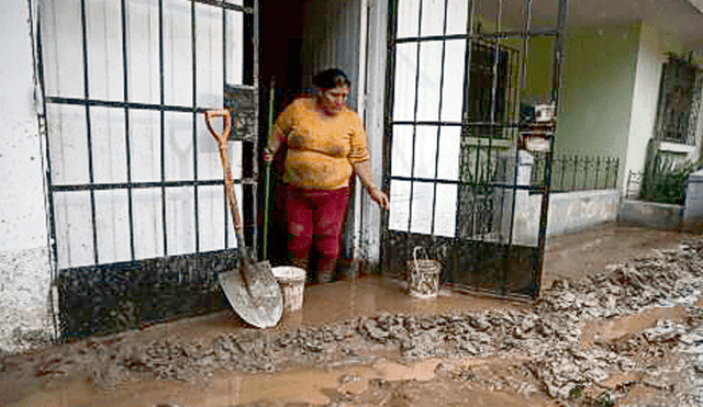 Lluvias dañan casas en Junín y Apurímac