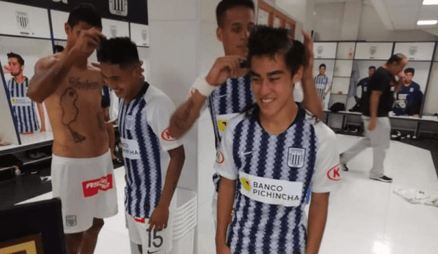 Alianza Lima: Matzuda y Gallardo fueron 'bautizados' tras debutar ante Melgar [FOTOS]
