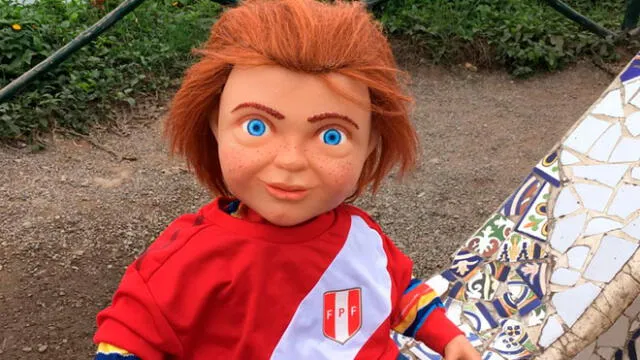 Chucky: El muñeco diabólico se pasea por calles de Lima. Foto: Difusión.