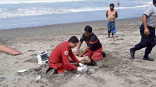 Dos bañistas pierden la vida en playa de Mollendo