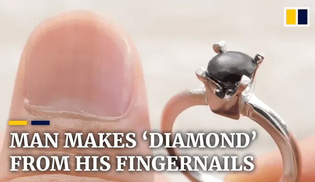 Un joven se ha vuelto viral en YouTube tras recolectar sus uñas para crear un anillo de compromiso para su pareja.