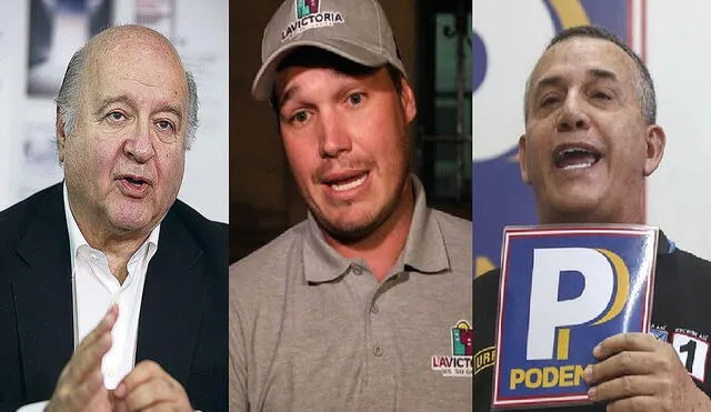 Hernando de Soto, George Forsyth y Daniel Urresti aún no afrontan elecciones internas en sus organizaciones.