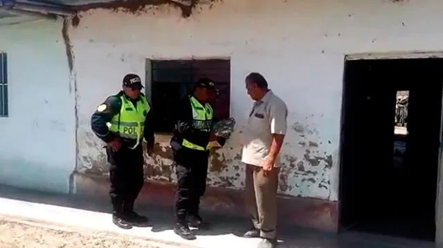Piura: Policías visitan a papás en su día en distrito de Suyo